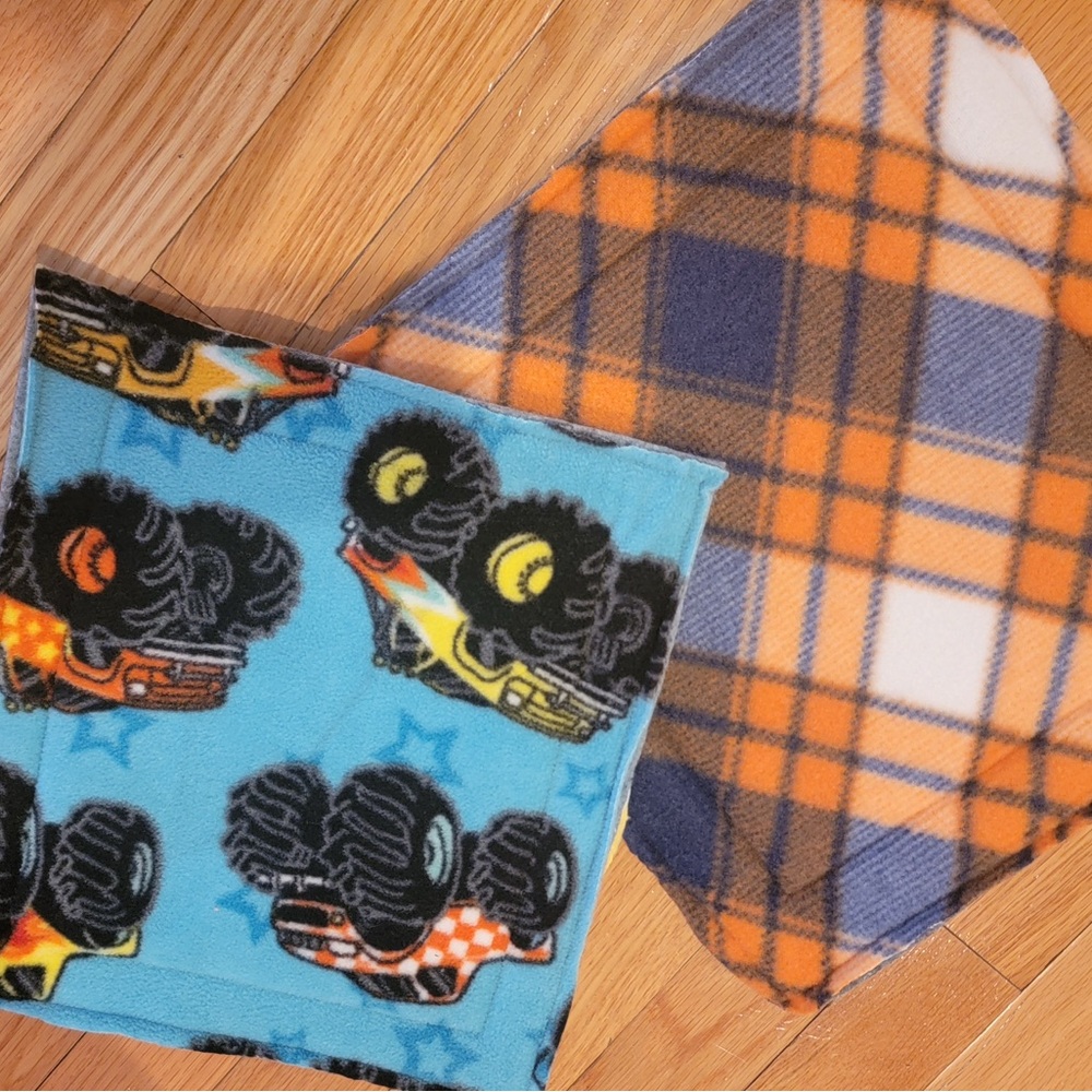 Handmade fleece mats for small pets